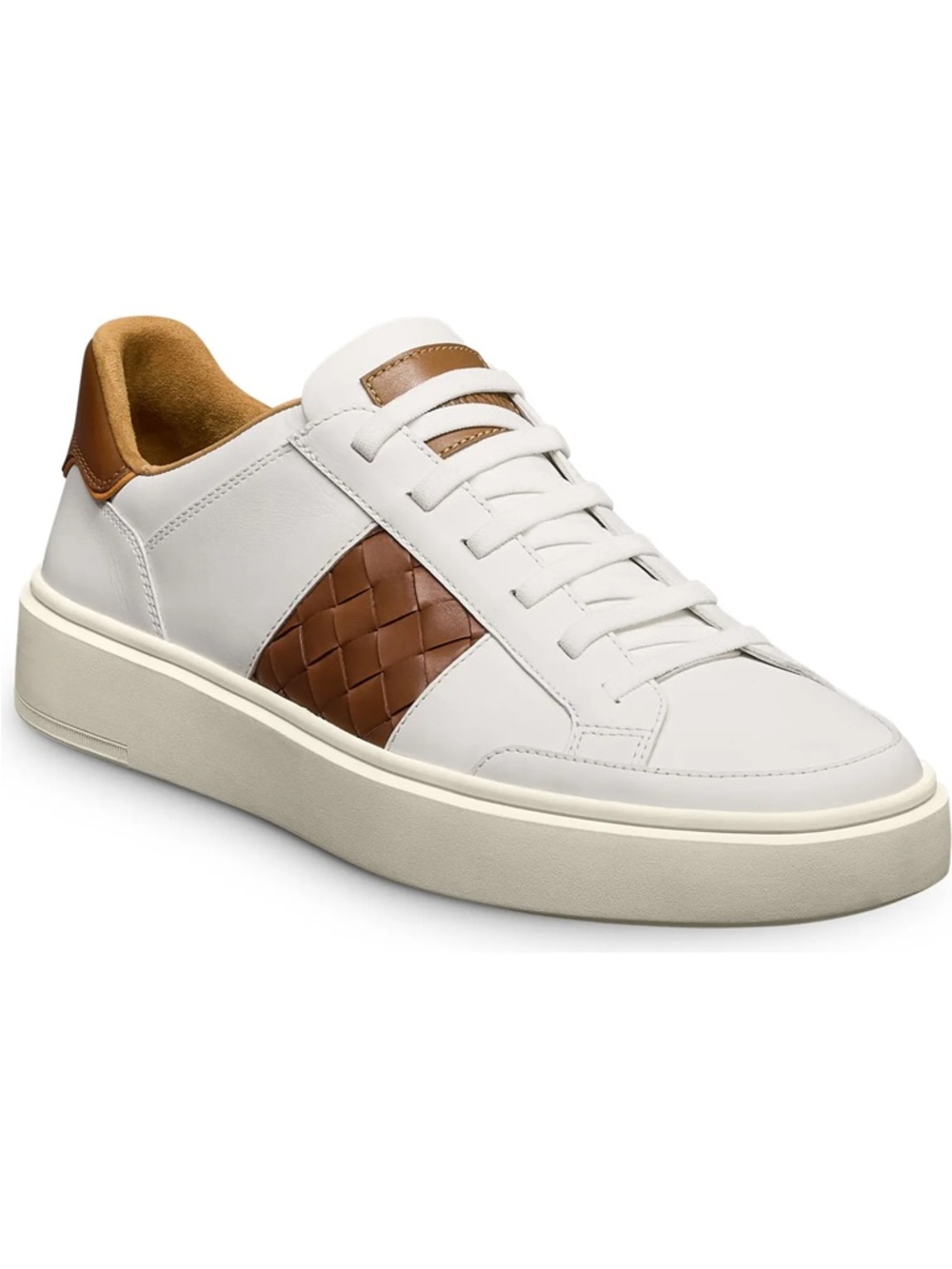 MAKE AN OFFER ALLEN EDMONDS Oilver Woven Leather Slip-on Sneakers